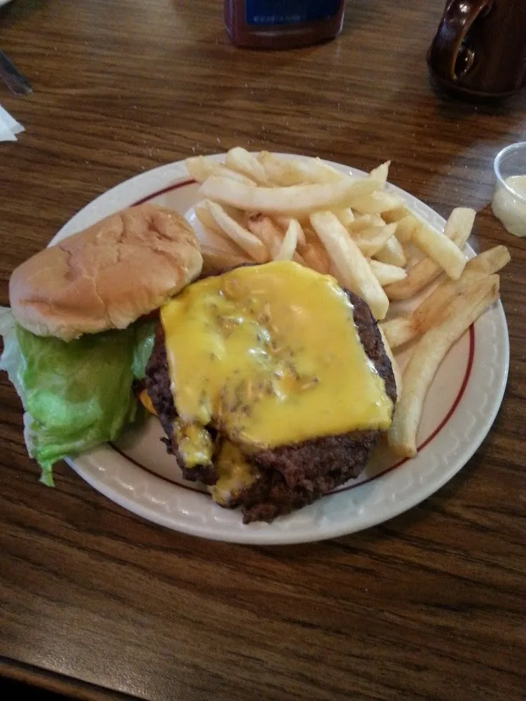 Double Cheese Burger with Fries