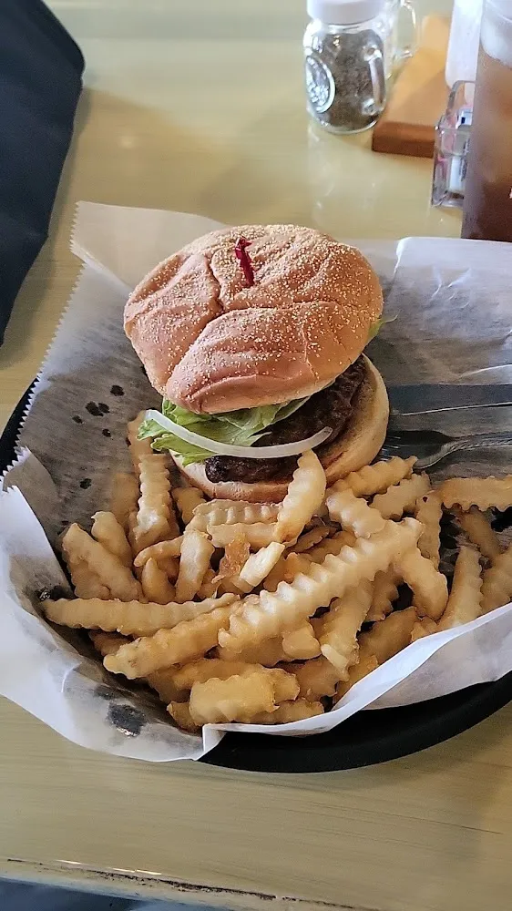 Hamburger and Fries